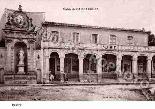 Ville de CAISSARGUES, carte postale ancienne