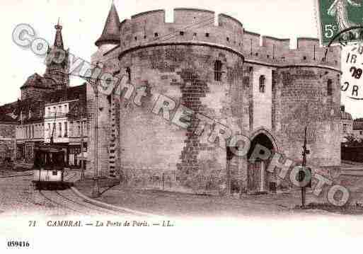 Ville de CAMBRAI, carte postale ancienne