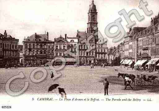Ville de CAMBRAI, carte postale ancienne
