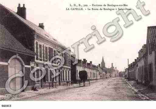 Ville de CAPELLELESBOULOGNE(LA), carte postale ancienne Ville de CAPELLELESBOULOGNE(LA), carte postale ancienne