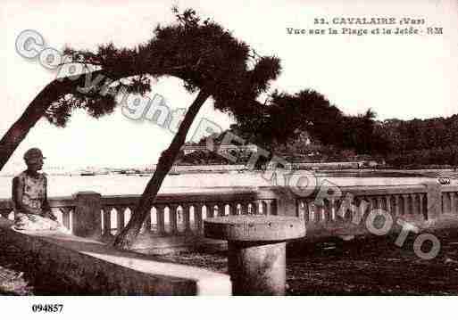 Ville de CAVALAIRESURMER, carte postale ancienne