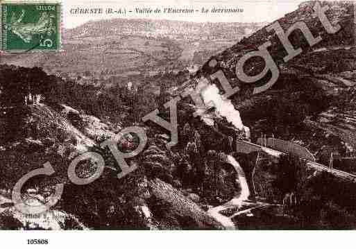 Ville de CERESTE, carte postale ancienne