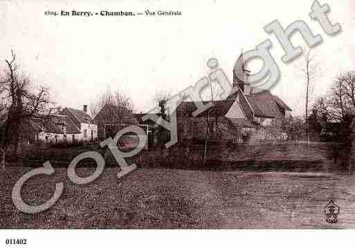 Ville de CHAMBON, carte postale ancienne