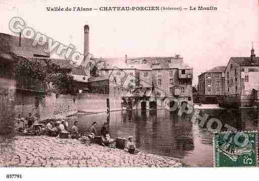 Ville de CHATEAUPORCIEN, carte postale ancienne