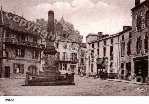 Ville de CHATELDON, carte postale ancienne