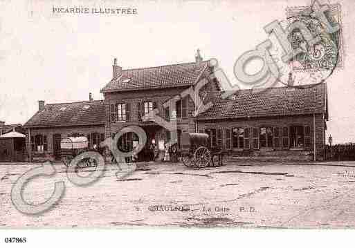 Ville de CHAULNES, carte postale ancienne