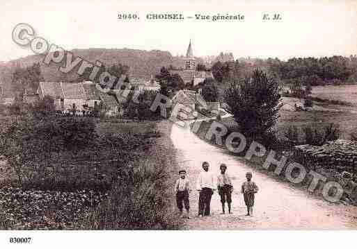 Ville de CHOISEL, carte postale ancienne