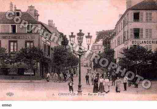 Ville de CHOISYLEROI, carte postale ancienne