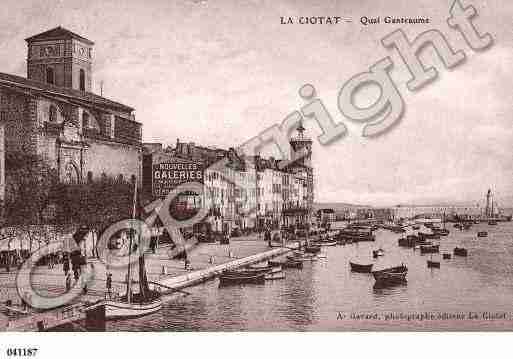 Ville de CIOTAT(LA), carte postale ancienne