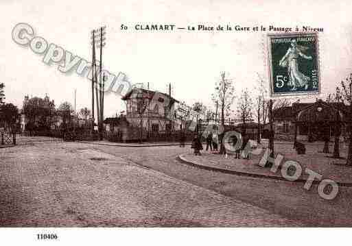 Ville de CLAMART, carte postale ancienne