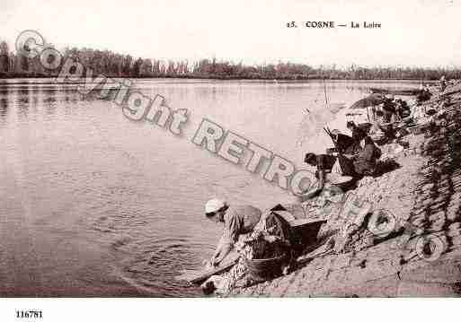 Ville de COSNESURLOIRE, carte postale ancienne