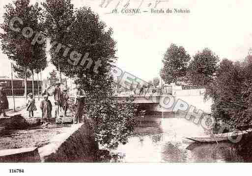 Ville de COSNESURLOIRE, carte postale ancienne