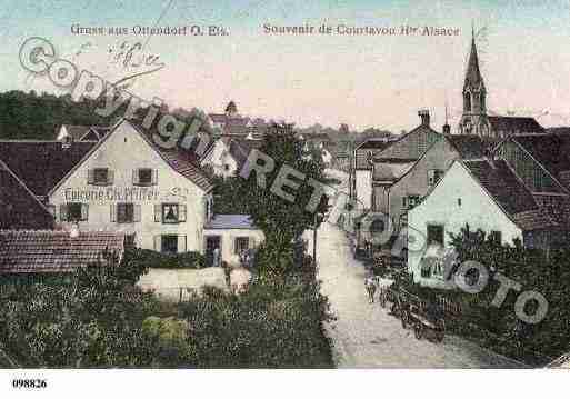 Ville de COURTAVON, carte postale ancienne