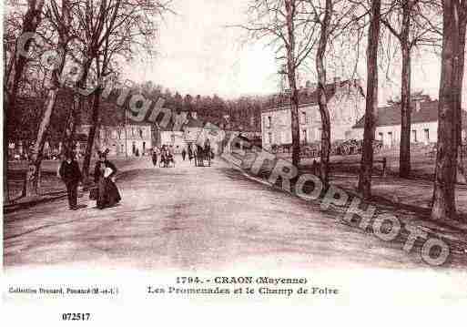 Ville de CRAON, carte postale ancienne