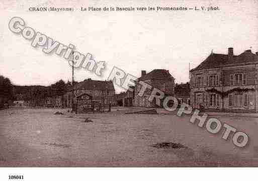 Ville de CRAON, carte postale ancienne