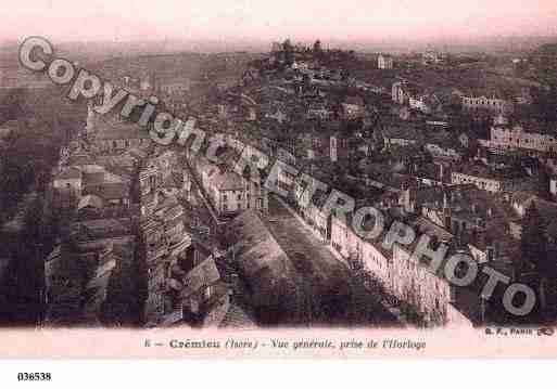 Ville de CREMIEU, carte postale ancienne