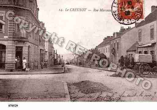 Ville de CREUSOT(LE), carte postale ancienne