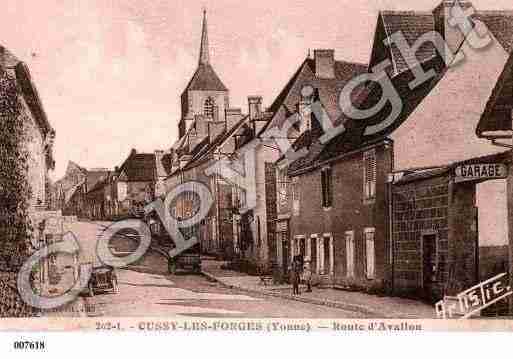 Ville de CUSSYLESFORGES, carte postale ancienne