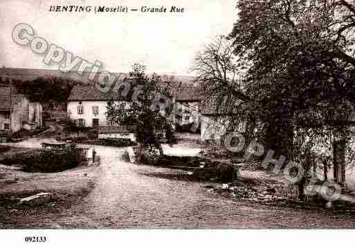 Ville de DENTING, carte postale ancienne Ville de DENTING, carte postale ancienne