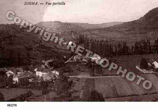 Ville de DIGNA, carte postale ancienne