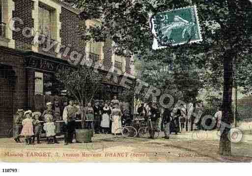 Ville de DRANCY, carte postale ancienne