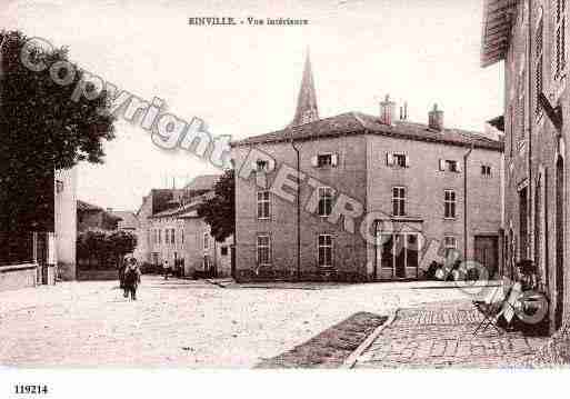 Ville de EINVILLE, carte postale ancienne