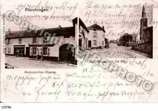 Ville de FLORANGE, carte postale ancienne