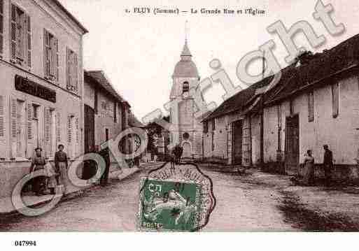 Ville de FLUY, carte postale ancienne