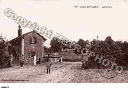 Ville de FONTENAYSURLOING, carte postale ancienne