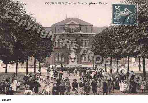 Ville de FOURMIES, carte postale ancienne