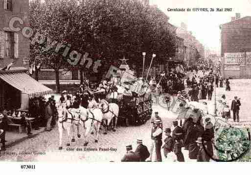 Ville de GIVORS, carte postale ancienne