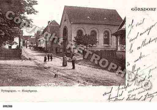 Ville de GOERSDORF, carte postale ancienne