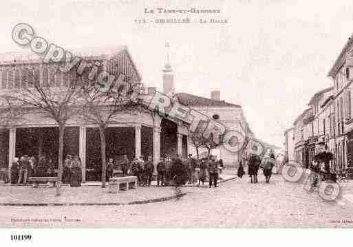 Ville de GRISOLLES, carte postale ancienne