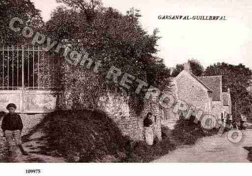 Ville de GUILLERVAL, carte postale ancienne