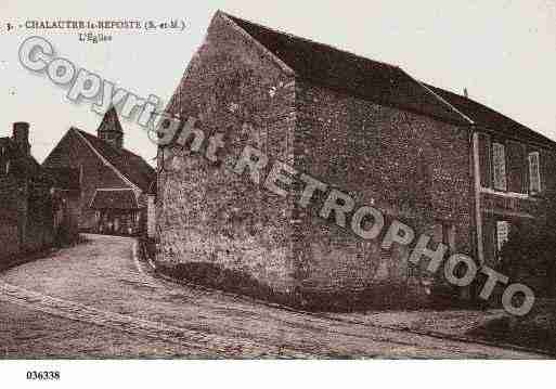 Ville de GURCYLECHATEL, carte postale ancienne