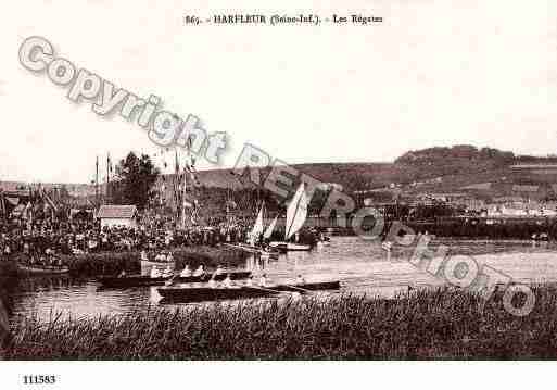 Ville de HARFLEUR, carte postale ancienne