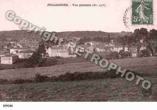 Ville de JULLIANGES, carte postale ancienne