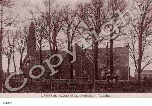 Ville de LAMPAULPLOUARZEL, carte postale ancienne