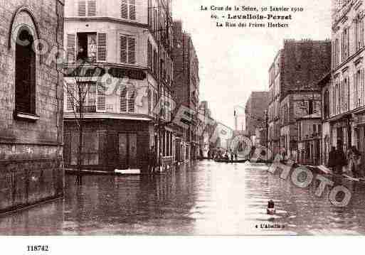 Ville de LEVALLOISPERRET, carte postale ancienne Ville de LEVALLOISPERRET, carte postale ancienne