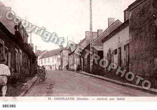 Ville de LOUPLANDE, carte postale ancienne