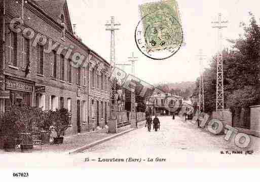 Ville de LOUVIERS, carte postale ancienne