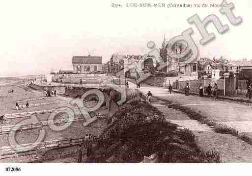 Ville de LUCSURMER, carte postale ancienne