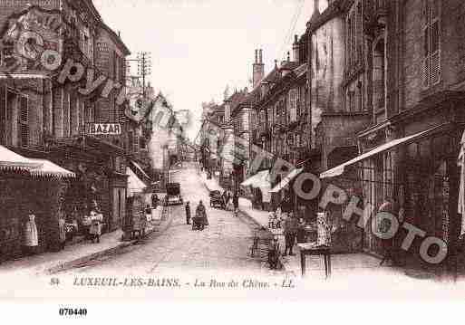 Ville de LUXEUILLESBAINS, carte postale ancienne