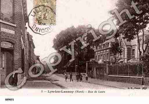 Ville de LYSLESLANNOY, carte postale ancienne