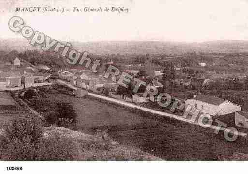 Ville de MANCEY, carte postale ancienne