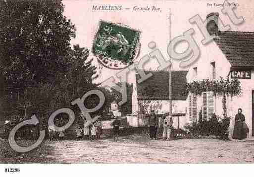 Ville de MARLIENS, carte postale ancienne