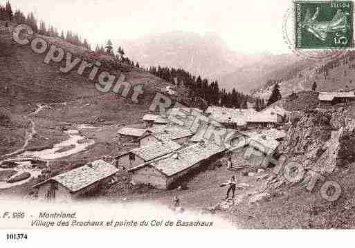 Ville de MONTRIOND, carte postale ancienne