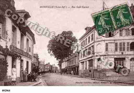 Ville de MONTVILLE, carte postale ancienne