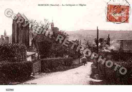 Ville de MORTAIN, carte postale ancienne