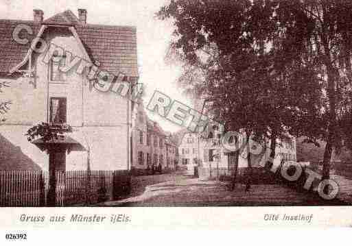 Ville de MUNSTER, carte postale ancienne